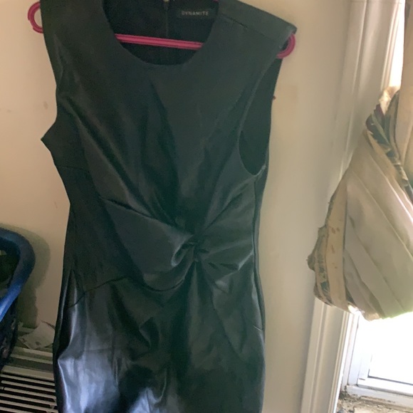 Fake leather dress - Picture 2 of 2